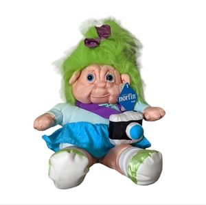 Vintage Norfin Trolls Para Cutes Plush Camera Troll NWT